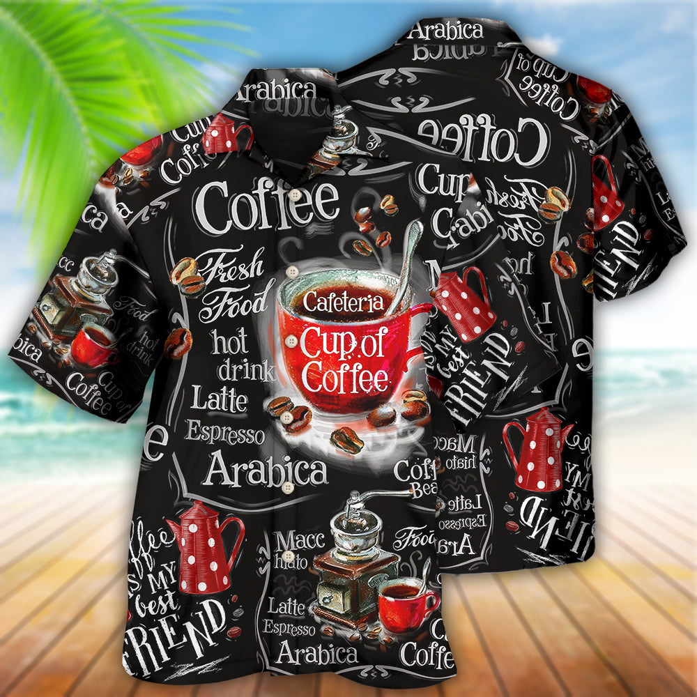 Coffee Everything Hawaiian Shirt Artwork View For Weekend Travel And Beach Style