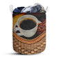Small Size Coffee Rattan Texture Laundry Basket For Bathroom Bedroom Storage