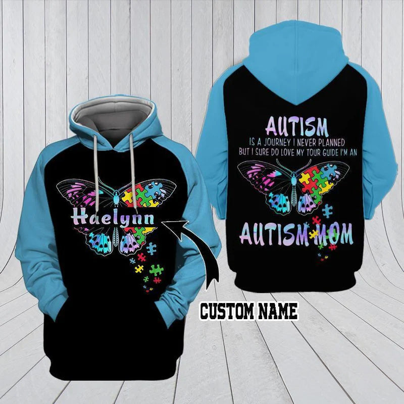 Autism Mom Inspirational Hoodie For Support Events Everyday Outfits And Positive Expression