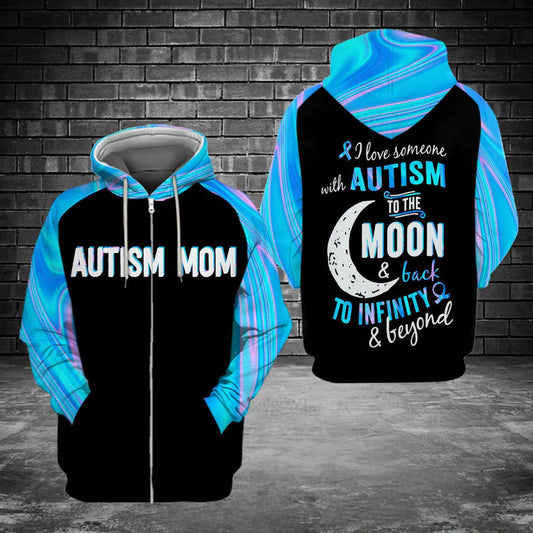 Love Someone Autism Hoodie For Support Events Everyday Outfits And Positive Expression