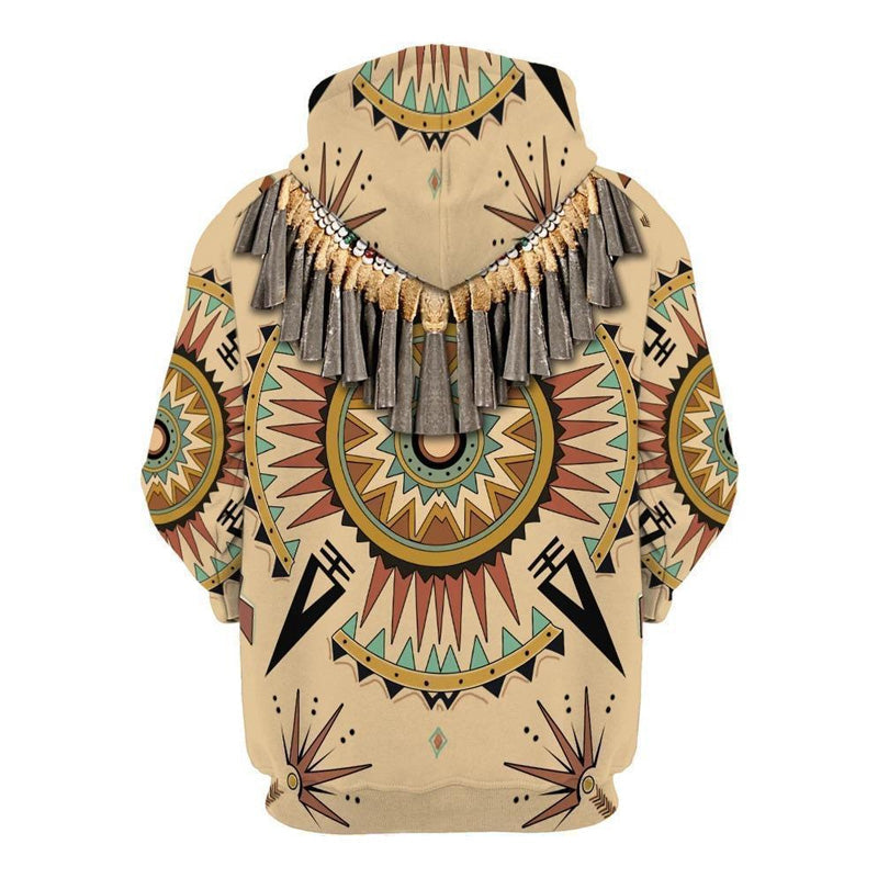 Bold Native American Culture Hoodie For Cultural Gatherings Casual Layering And Relaxed Wear
