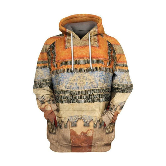 Expressive Native American Culture Hoodie For Cultural Gatherings Casual Layering And Relaxed Wear