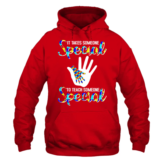 Teach Autism Awareness Hoodie For Support Events Everyday Outfits And Positive Expression