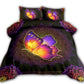 Colorful Butterfly Faith Christian Bedding Cover For Faith Bedroom Decor