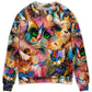 Colorful Cat Sweater For Animal Lovers Casual Wear Holidays And Thoughtful Gifting