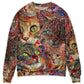 Colorful Cat Sweater For Distinctive Animal Artwork Holidays And Thoughtful Gifts
