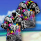 Colorful Black Elephant Hawaiian Shirt With Detailed Graphic For Coastal Trips Outdoor Events And Relaxed Summer Wear