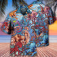 Colorful Octopus Ocean Play Hawaiian Shirt For Beach Parties And Weekend Getaways