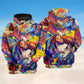 Colorful Painting Animals Hoodie For Casual Activities Seasonal Outings And Gift Ideas