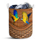 Parrot Colorful Parrot Rattan Texture Laundry Basket For Bathroom Bedroom Storage