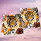 Colorful Tiger Painting Cool Beach Shorts Pattern View For Resort Days And Outdoor Activities