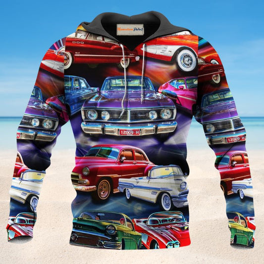 Colorful Car Hoodie For Car Lovers Outdoor Events And Thoughtful Gift Giving