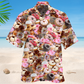 Colorful Donut Cream Hawaiian Shirt For Island Vacations, Resort Wear, And Relaxed Seasonal Style