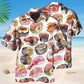 Colorful Sushi Hawaiian Shirt For Tropical Holidays, Outdoor Gatherings, And Everyday Comfort