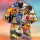 Combat Aircraft Independence Day Hawaiian Shirt Design Detail For Sunny Adventures And Casual Wear