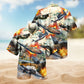 Aircraft Creative Pattern Hawaiian Shirt For Road Trip Adventures, Resort Days, And Comfortable Everyday Wear