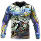 Blue Combat Aircraft Sky Hoodie For Casual Activities Weekend Travel And Gift Ideas