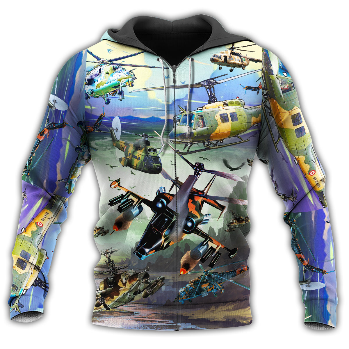Blue Combat Aircraft Sky Hoodie For Casual Activities Weekend Travel And Gift Ideas