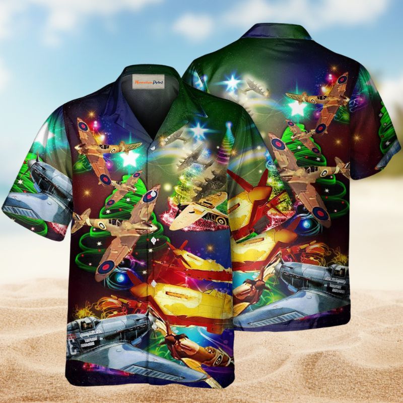Combat Aircraft Fly Sky Hawaiian Shirt For Beach Days, Summer Outings, And Thoughtful Gift Giving
