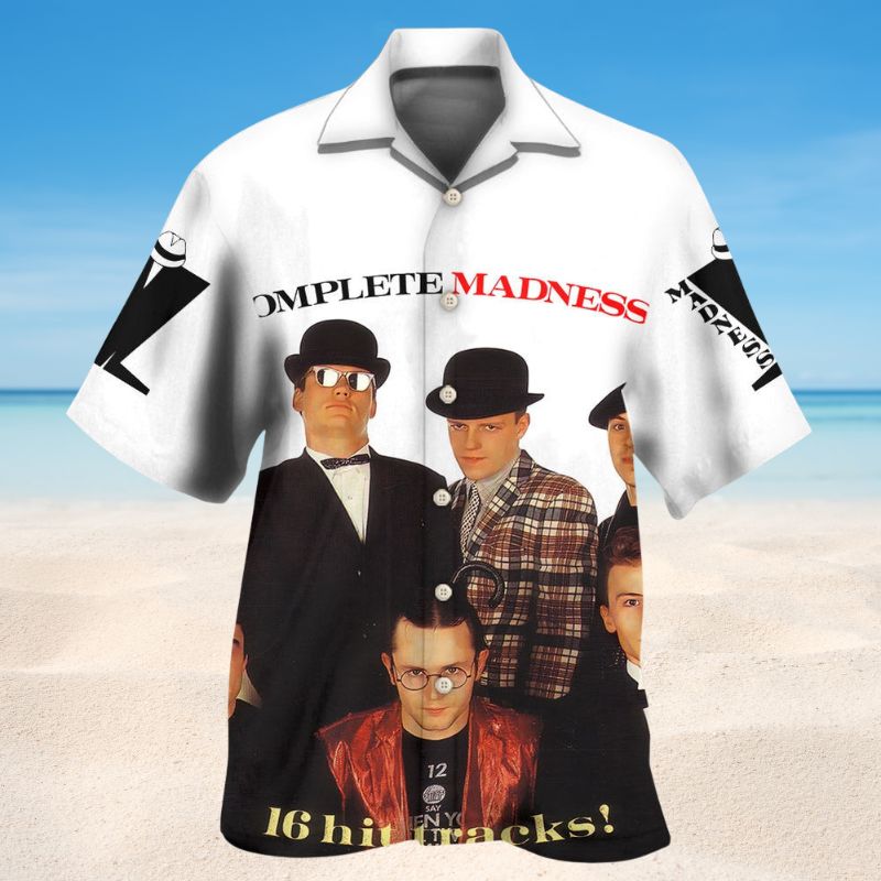 Complete Madness Hawaiian Shirt For Summer Vacation, Beach Travel, And Casual Wear