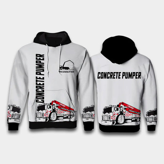Concrete Pumper Hoodie For Everyday Streetwear Seasonal Travel And Gift Giving