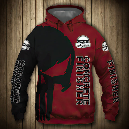 Concrete Finisher Hoodie For Casual Streetwear Travel And Everyday Comfort