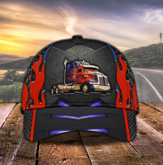 Cool Truck Driver Lifestyle Road Life Classic Cap For Seasonal Outings Outdoor Adventures And Daily Wear