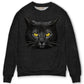Cat Loves Dark Sweater For Animal Lovers Casual Wear Holidays And Thoughtful Gifting