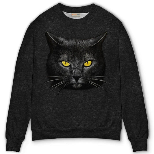 Cat Loves Dark Sweater For Animal Lovers Casual Wear Holidays And Thoughtful Gifting