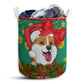 Small Size Corgi Crochet Christmas Style Laundry Basket For Bathroom Bedroom Storage