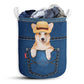 Small Size Corgi Jean Basic Lovely Style Laundry Basket For Bathroom Bedroom Storage