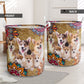 Corgi Mandala Style Laundry Basket For Room Home Organizer