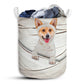 Small Size Corgi Mummy Laundry Basket For Bathroom Bedroom Storage