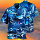 Galaxy Whale Hawaiian Shirt With All Over Print For Resort Holidays Beach Travel And Relaxed Casual Fashion