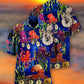 Octopus Ride Bicycle Hawaiian Shirt For Resort Getaways And Comfortable Summer Activities