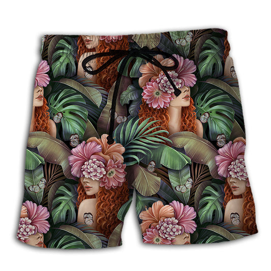 Tropical Country Girl Lifestyle Beach Shorts For Sunny Holidays And Comfortable Daily Styling