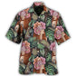 Tropical Country Hawaiian Shirt For Coastal Travel, Casual Events, And Comfortable Summer Wear