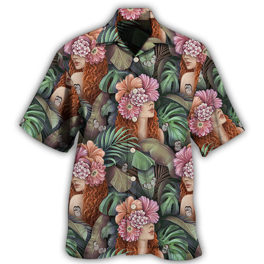 Tropical Country Hawaiian Shirt For Coastal Travel, Casual Events, And Comfortable Summer Wear