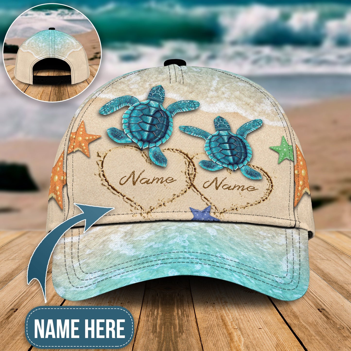 Couple Turtle I Love You To The Moon And Back Classic Cap For Vacation Style Outdoor Activities And Daily Comfort