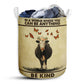 Cow Be Kind Laundry Basket For Bathroom Bedroom Storage