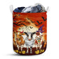 Cow Halloween Moon Laundry Basket For Bathroom Bedroom Storage