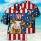 Funny Cow Independence Day Hawaiian Shirt For Beach Parties And Weekend Getaways