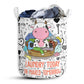 Cow Love Pattern Today Laundry Basket For Bathroom Bedroom Storage