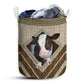 Cow Rope Handmade Laundry Basket For Bathroom Bedroom Storage