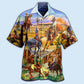 Cowboy Desert Hawaiian Shirt Pattern Detail For Summer Holidays And Outdoor Fun