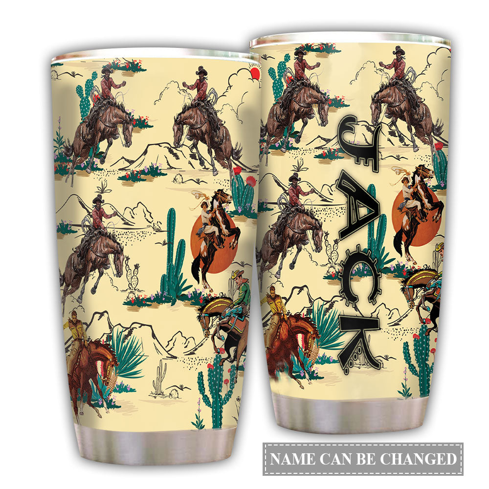 Cowboy Life Personalized 20 Oz Tumbler For Coffee Travel And Daily Drinks