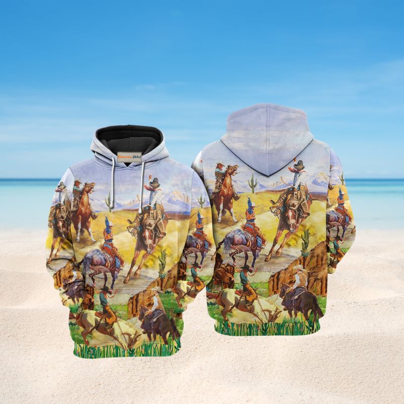 Classic Cowboy Love Life Hoodie For Country Outings Travel Days And Relaxed Streetwear