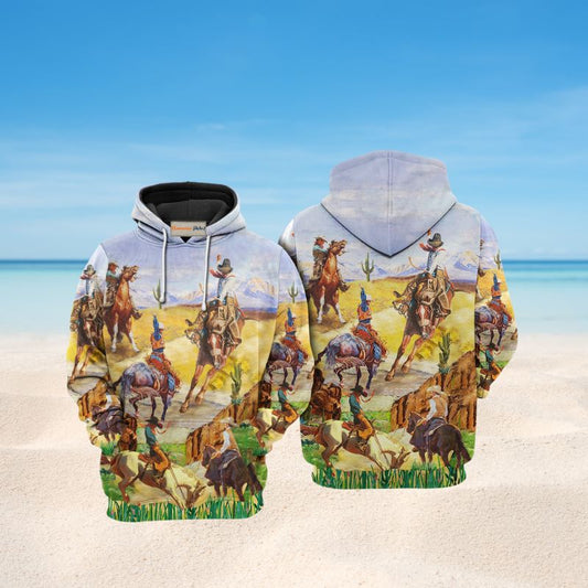 Classic Cowboy Love Life Hoodie For Country Outings Travel Days And Relaxed Streetwear