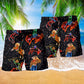 Cowboy Neon Beach Shorts Design Detail For Coastal Escapes And Daily Wear