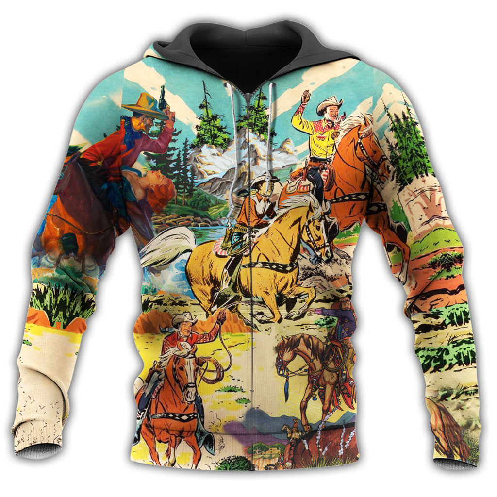 Real Men Ride Horses Cowboy Hoodie For Western Events Outdoor Activities And Everyday Styling